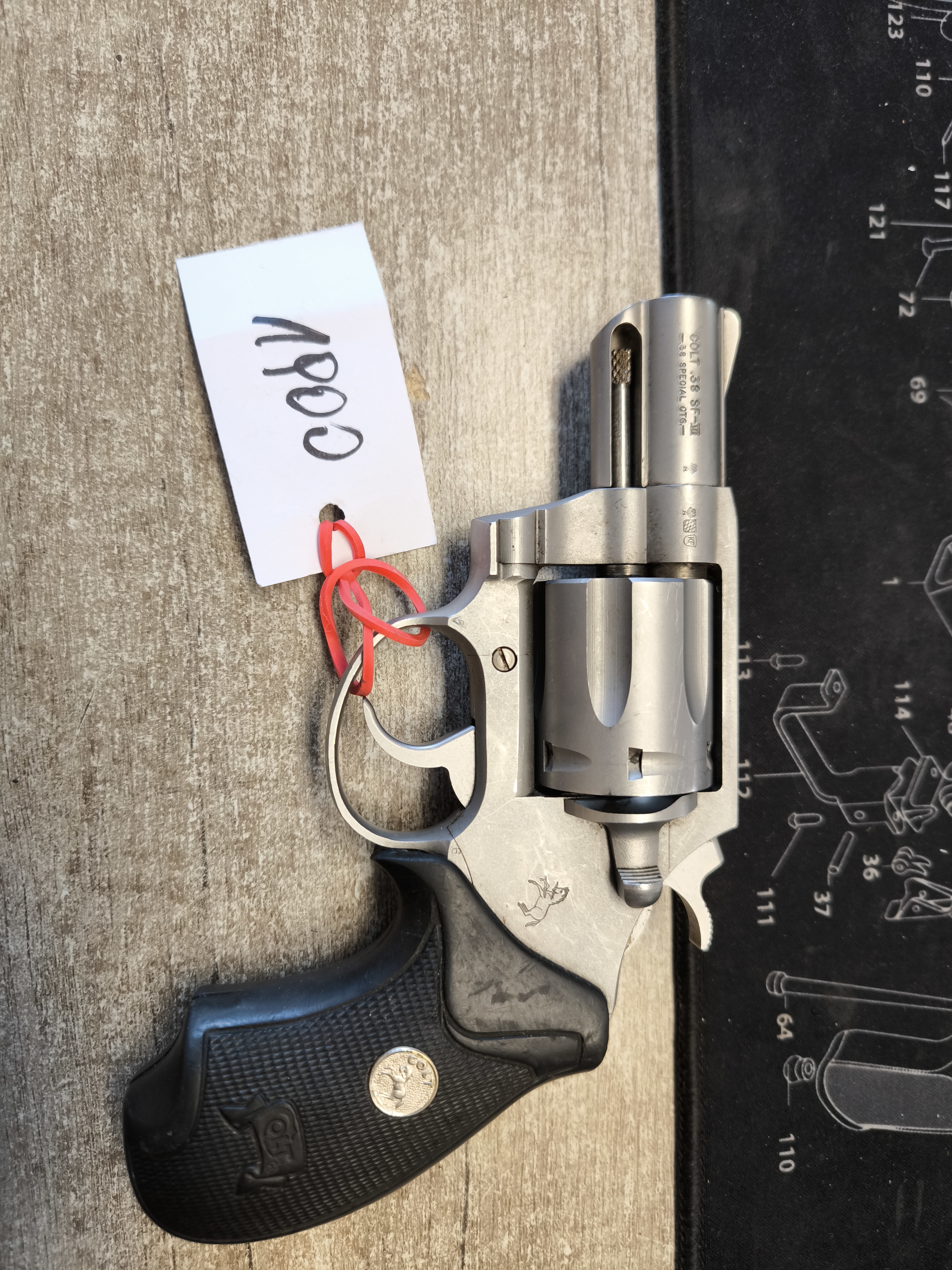 WA ,SCW「COLT BOBCHOW SPECIAL」 Rewolwer Colt Snubnose Thunderer Pietta 1862 .44 - elcolt.pl