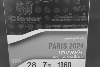 Amunicja śrutowa CLEVER Mirage T3 "Paris 2024"  Trap "7,5" 28g kal. 12/70