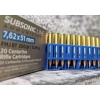 Amunicja PPU kal. .308 Win. Subsonic FMJ BT 13,0g/200gr (20szt/opak)