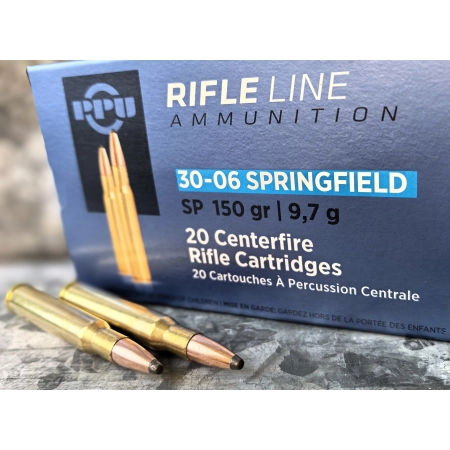 Amunicja PPU kal. .30-06 Sprg. SP 9,7g/150gr (20szt/opak)