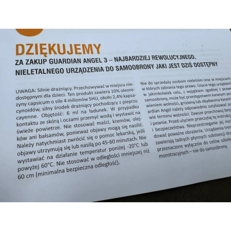 Piekło i Szatani pirotechniczny miotacz kapsaicyny