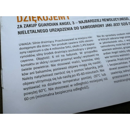 Piekło i Szatani pirotechniczny miotacz kapsaicyny