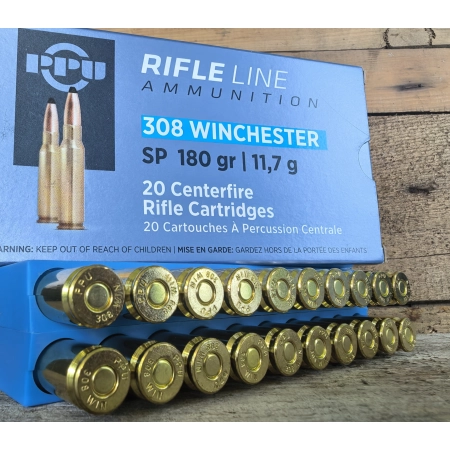 Amunicja PPU kal. .308 Win. SP 11,7g/180gr (20szt/opak)