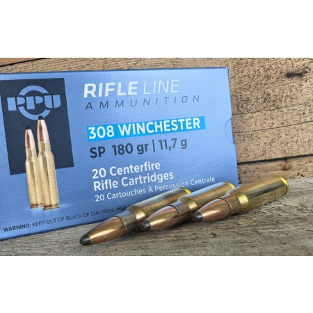 Amunicja PPU kal. .308 Win. SP 11,7g/180gr (20szt/opak)