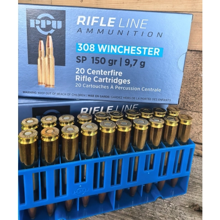 Amunicja PPU kal. .308 Win. SP 9,7g/150gr (20szt/opak)