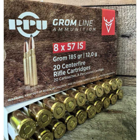 Amunicja PPU kal. 8x57IS GROM 12,0g/185gr (20szt/opak)