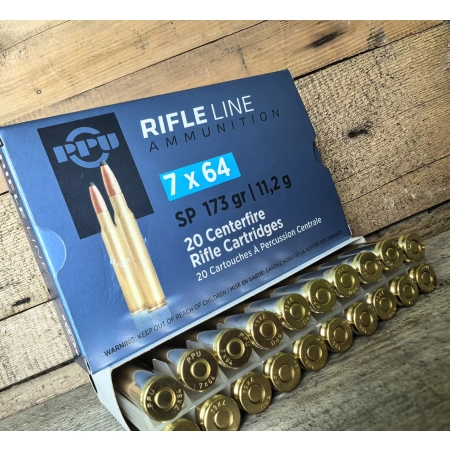 Amunicja PPU kal. 7x64 SP 11,2g/173gr (20szt/opak)