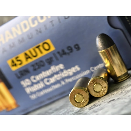 Amunicja PPU kal. .45 ACP LRN 14,9g/230gr (50szt/opak)