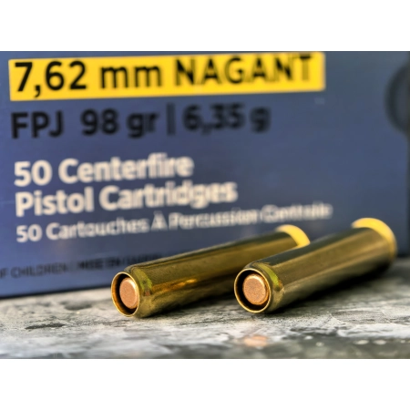 Amunicja PPU kal. 7,62x38 Nagant FPJ 6,4g/98gr (50szt/opak)