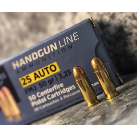 Amunicja PPU kal. .25 Auto/6,35 Browning FMJ 3,2g/50gr (50szt/opak)
