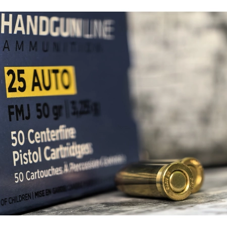 Amunicja PPU kal. .25 Auto/6,35 Browning FMJ 3,2g/50gr (50szt/opak)
