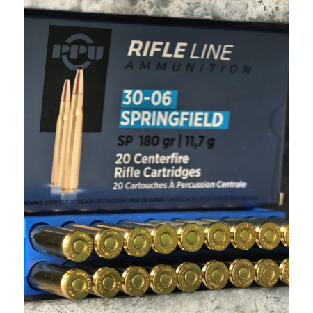 Amunicja PPU kal. .30-06 Sprg. SP 11,7g/180gr (20szt/opak)
