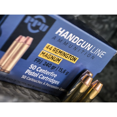 Amunicja PPU kal. .44 Rem. Mag. JHP 15,6g/240gr (50szt/opak)