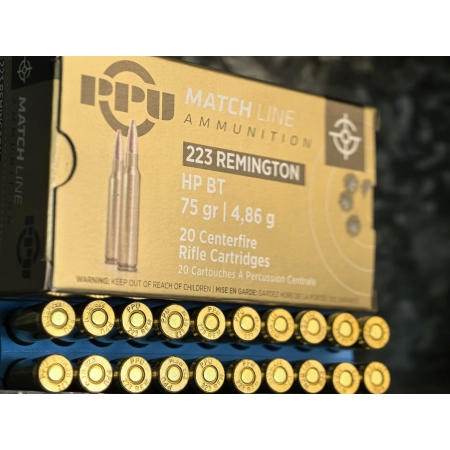 Amunicja PPU kal..223 Rem. HPBT 4,9g/75gr (20szt/opak)