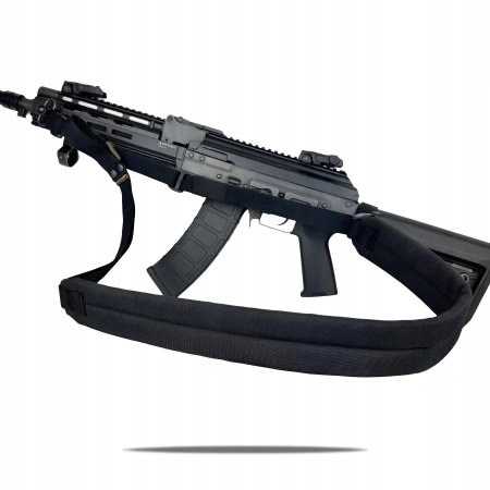 Trzypunktowy pas na broń RAGNAROK z szerokim naramiennikiem KRAKEN sling czarny