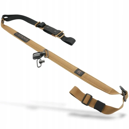 Pas jedno/dwupunktowy Ragnarok Katana QD coyot + czarny