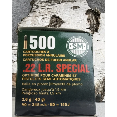 Amunicja 22lr Special (do półautomatów i pistoletów) SM 2,6g/40gr op. 50szt